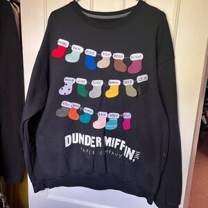 Homemade “The Office” Dunder Mifflin Ugly Christmas Sweater